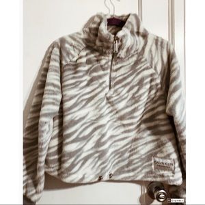 Calvin Klein Fleece Performance Zebra Crop Top